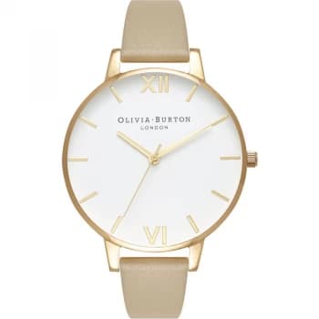 White Dial Gold & Sand Watch