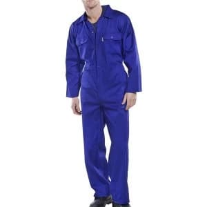 Click Workwear Regular Boilersuit Royal Blue Size 38 Ref RPCBSR38 Up