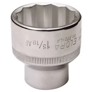 Draper 1.5/16 1/2" Sq. Dr. Hi-Torq® 12 Point Socket (Sold Loose)