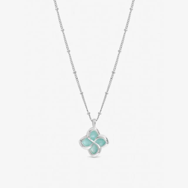 Inicio Sterling Silver Plated Clover Pendant - Gift Pouch Pendant Necklaces One Size Silver 73786611000