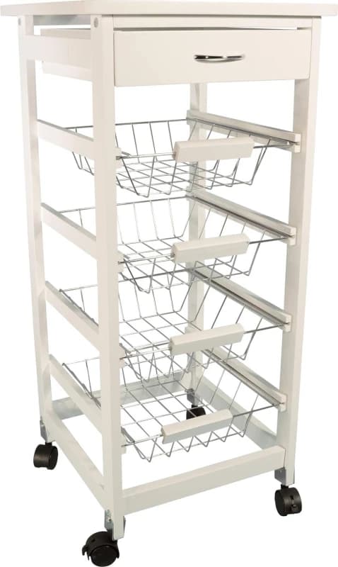 Kitchen Trolley on Castors Storage Kitchen Space, Kitchen Caddy, Serving Trolley ELV-427685 Kitchen Trolley
