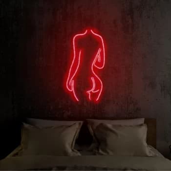 Sexy Woman - Red Red Wall Lamp