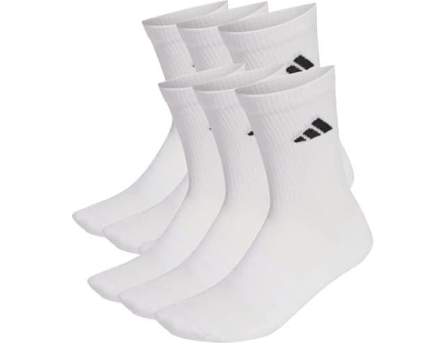 Adidas Crew 6er Pack Socks White 2XL