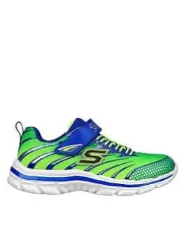 Skechers Nitrate Trainer, Green, Size 1.5 Older