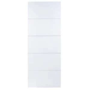Wickes Halifax Internal Fire Door White Moulded 5 Panel 1981 x 762mm