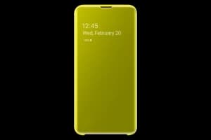 Samsung Yellow Galaxy S10e Clear View Cover