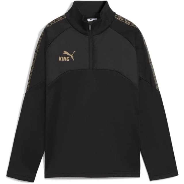 Puma Puma KING Drill Top Kids Black/Gold male 5-6 (XS)