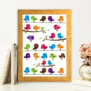 AC125687714 Multicolor Decorative Framed MDF Painting