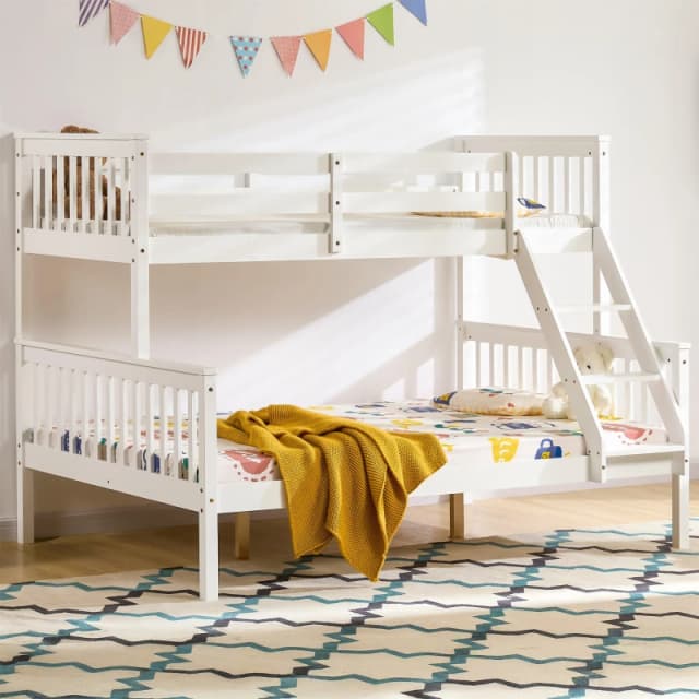 Lassic Vida Designs Milan Triple Sleeper Bunk Bed White unisex One Size