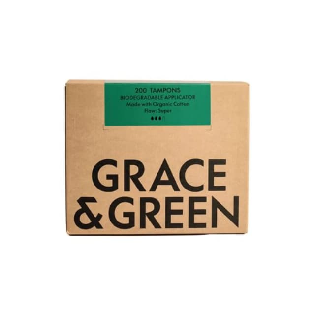 Grace and Green Bulk Applicator Tampons Super (200 Pack) GG_OTAS_BULK_17