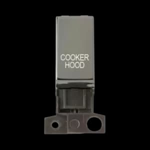 Click Scolmore MiniGrid 13A Double-Pole Ingot Cooker Hood Switch Black Nickel - MD018BN-CH