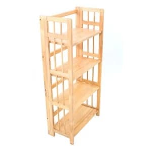 Premier Housewares Folding 4-Tier Shelf Unit
