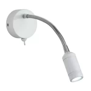 Searchlightlighting - Searchlight - LED 1 Light Indoor Adjustable Wall Reading Light White