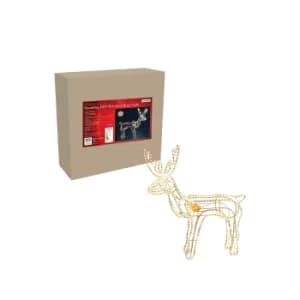 3D Moving Standing Reindeer Rope Light Christmas Decoration
