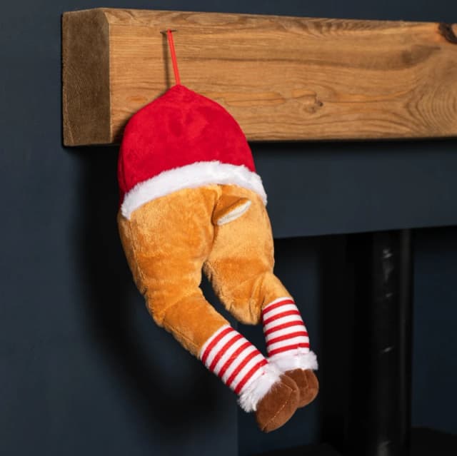 40cm Battery Operated Animated Door Hanging Reindeer Legs Decoration