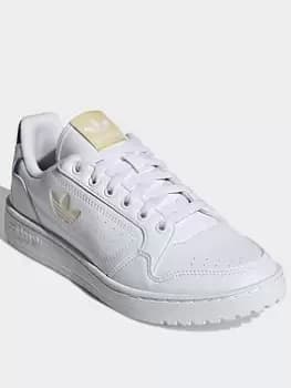 adidas Originals Ny 90 Shoes, White/Beige, Size 3.5, Women