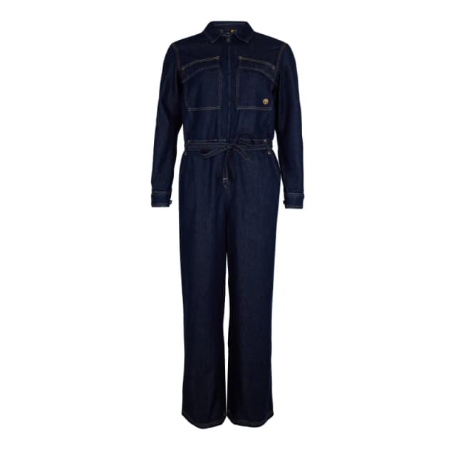 Timberland Womens Dnm Boiler Suit Denim Jumpsuit Auth Indigo female 10 (S)