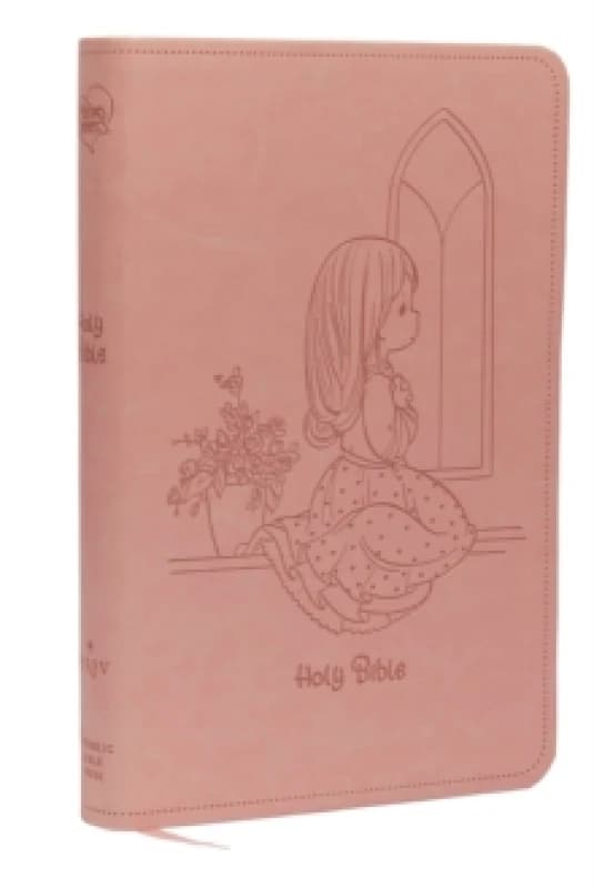 NRSVCE, Precious Moments Bible, Pink, Leathersoft, Comfort Print : Holy Bible Leather / fine binding