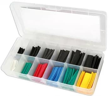 Genuine GUNSON 77041 Heat Shrink Tubing Set - 180pc - Water resistant insulation