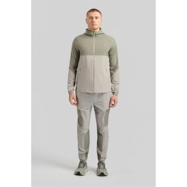 ALTRYN Mens Wooderson V2 Water Resistant Reflective Hooded Long Sleeve Softshell Jacket Grey Mix male Small