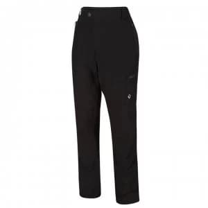 Regatta Highton Stretch Zip Off Walking Trousers, Long Leg Length - Black
