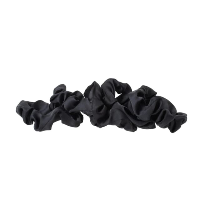 Miso 5 Pack Scrunchies - Black One Size