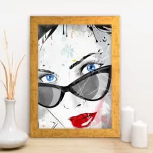 AC848730962 Multicolor Decorative Framed MDF Painting