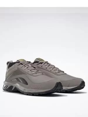 Reebok Ridgerider 6 Leather Shoes, Grey/Black, Size 10, Men
