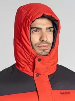 Craghoppers Craghoppers Sutherland Hooded Jacket, Red/Black, Size L, Men