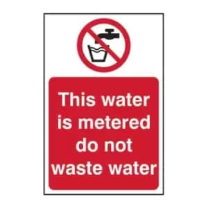 This Water is Metered Do Not... - Sav (200 x 300mm)
