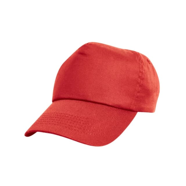 Result Black Cap in Red Red Unisex One Size