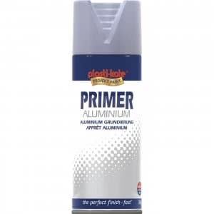 Plastikote Primer Aluminium Aerosol Spray Aluminium 400ml