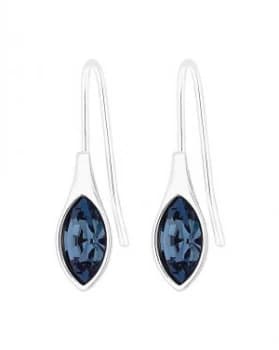 Jon Richard Denim Blue Drop Earring