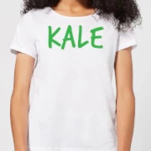 Kale Womens T-Shirt - White - 3XL