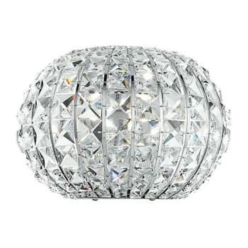 Fan Europe Lighting - Fan Europe CONCERT Wall Light Chrome, K9 Crystals 25x17.5cm