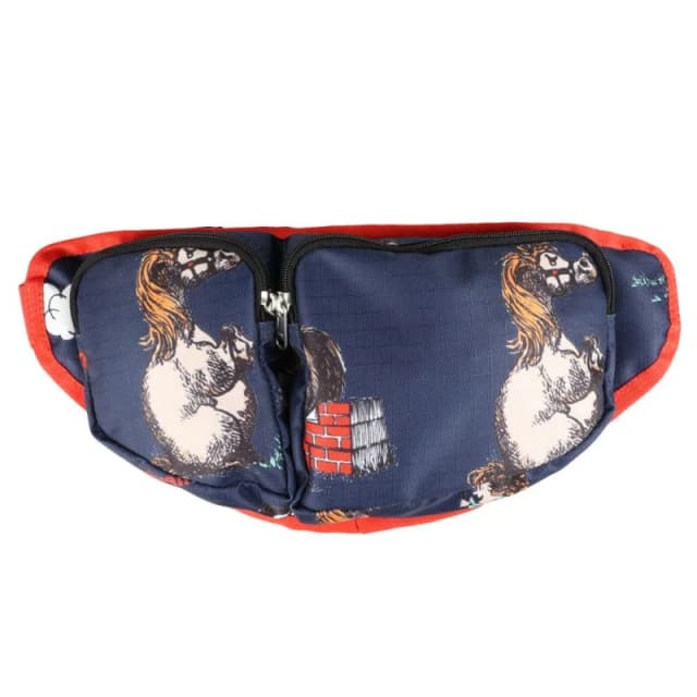 Hy Thelwell Collection Practice Makes Perfect Waist Bag in Navy Navy Unisex One Size