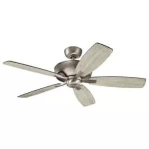 Elstead Lighting Monarch II 52" Fan - Burnished Antique Pewter
