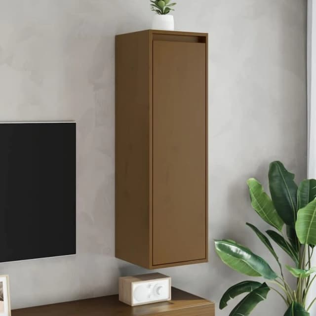 VIDAXL Vidaxl - Wall Cabinets 2 pcs Honey Brown 30x30x100cm Solid Pinewood 8720286841044