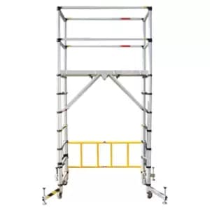 Zarges TT002 Teletower Aluminium Telescopic Scaffold Tower with To...