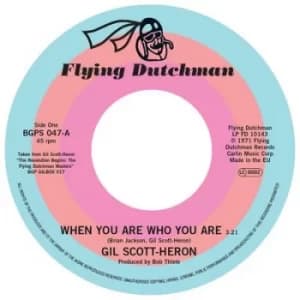 When You Are Who You Are/Free Will Alt Take 1 by Gil Scott-Heron Vinyl Album