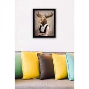 SC0066 Multicolor Decorative Framed MDF Painting