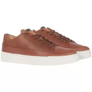 Barbour Mens Lago Trainers Cognac UK 8