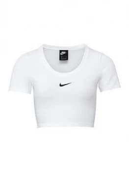 Nike Nsw Essential Crop T-Shirt - White