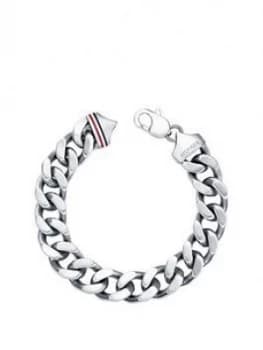 Tommy Hilfiger Stainless Steel Mens Curb Bracelet