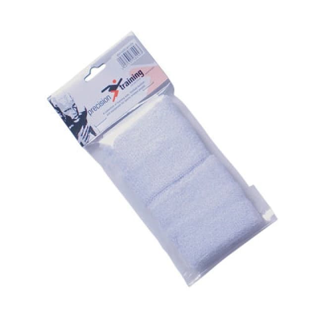 Precision Precision Wristband Pack of 2 in White White One Size Unisex 5059699081796