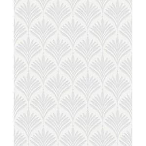 Superfresco Easy Bonnie Geo White/Silver Decorative Wallpaper - 10m