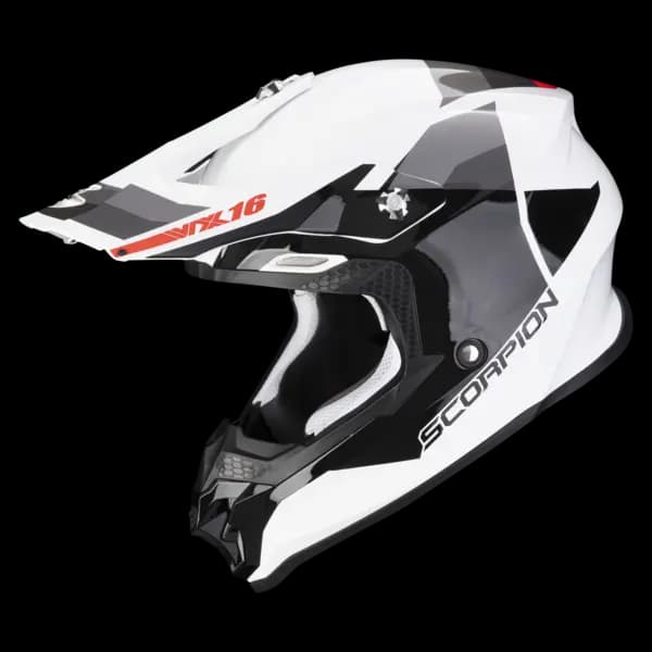 Scorpion VX-16 Evo Air Spectrum White-Silver Offroad Helmet L