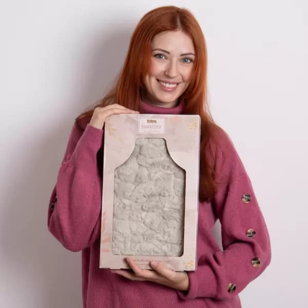 totes Grey Hot Water Bottle, Size: 21.7cm x 35.6cm Grey