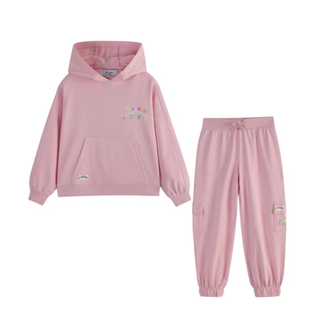 Be You Younger Girl Kindness and Love Jogset - Pink Pink 2 - 3 Years