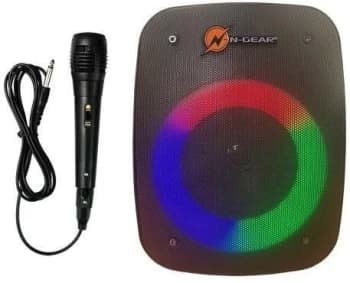 N-Gear Let's Go Party LPG4 Portable Bluetooth Speaker with Mic - Black